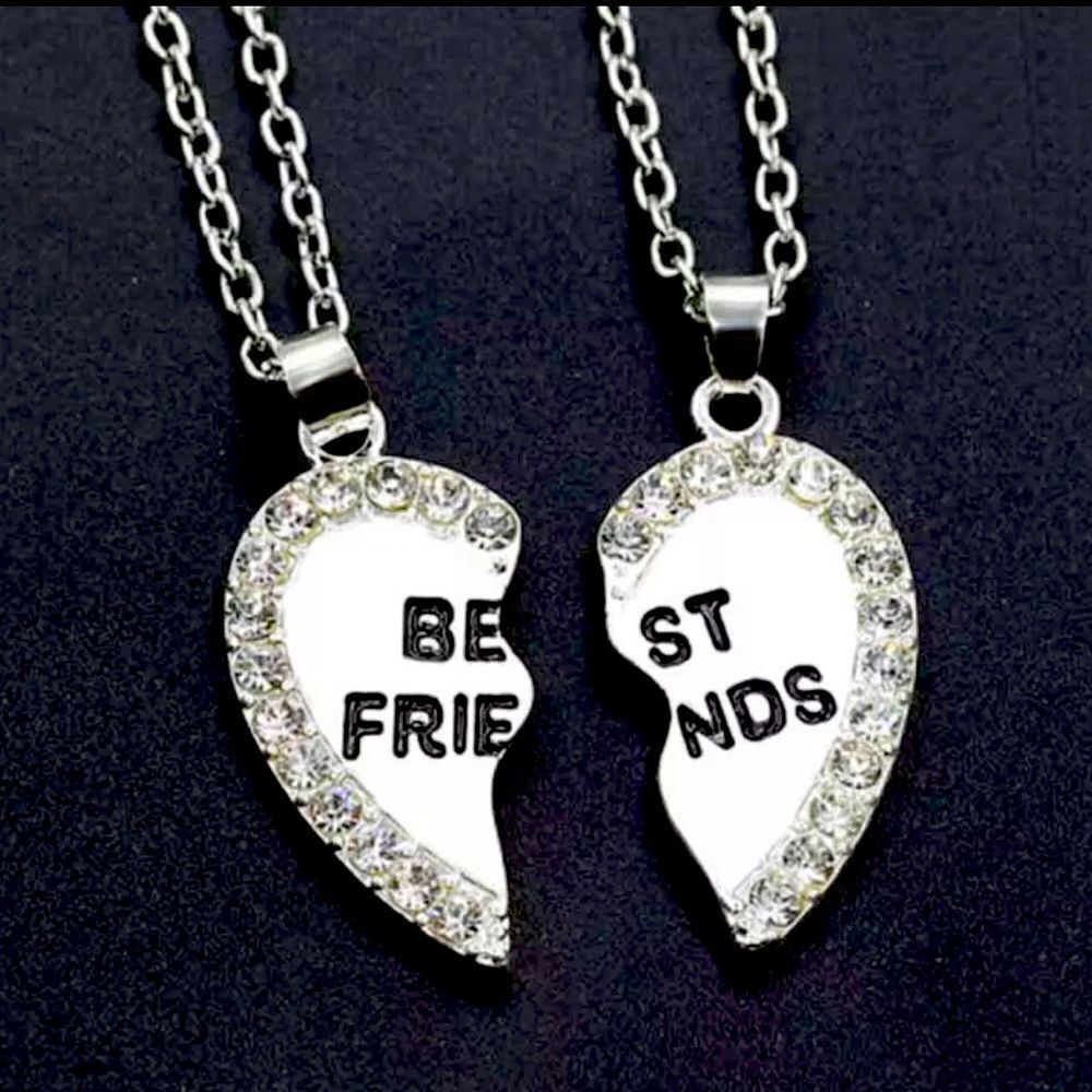 💜Unisex 2 Pcs Best Friend Necklace